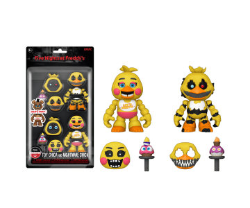 Toy Chica and Nightmare Chica SNAPS! из игры Five Nights at Freddy's