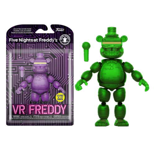 VR Фредди светящийся (PREORDER USR) (VR Freddy GitD Action Figure) из игры Пять ночей с Фредди