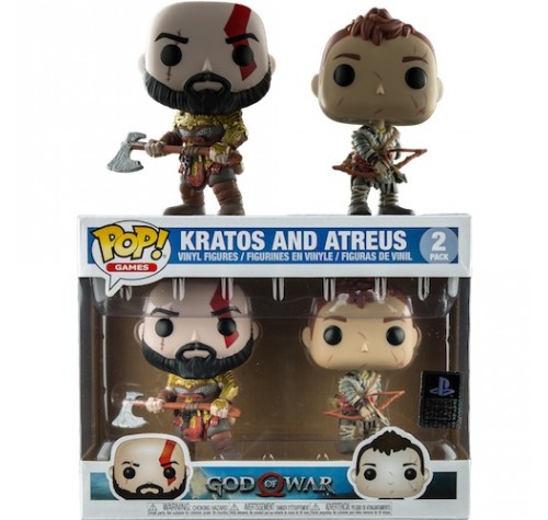 Кратос и Атрей (Kratos Armored and Atreus 2-pack (Эксклюзив)) из игры Бог войны