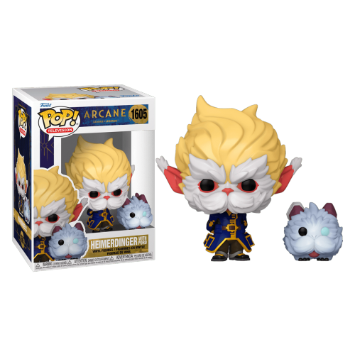 Хеймердингер с Поро (Heimerdinger with Poro) (PREORDER Premix) из мультсериала Аркейн