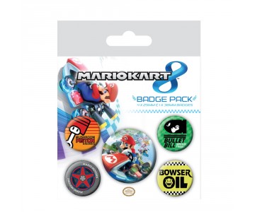 Mario Badge Pack из игры Mario Kart 8 Nintendo