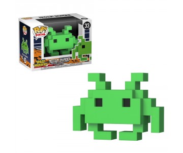 Medium Invader Green 8-Bit из игры Space Invaders