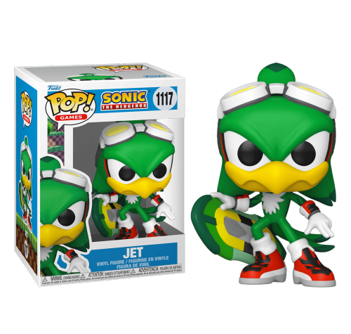 Джет Ястреб с доской (Jet the Hawk with Board) (PREORDER EarlyDec25) из игры Еж Соник