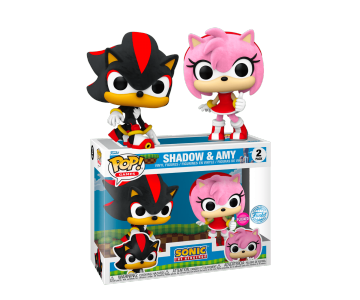 Shadow and Amy Flocked 2-Pack (Эксклюзив Target) (preorder WALLKY) из игры Sonic the Hedgehog