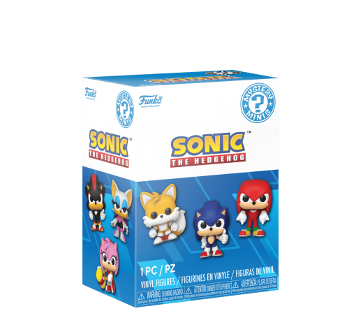 Еж Соник ЗАКРЫТАЯ коробочка мистери минис (Sonic blind box mystery minis) из игры Еж Соник
