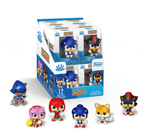 Еж Соник ЗАКРЫТАЯ коробочка минис (Sonic the Hedgehog Minis 3-inch (Эксклюзив)) из игры Еж Соник