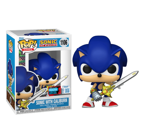 Соник с Калибурном (Sonic with Caliburn (Эксклюзив NYCC 2025)) из игры Еж Соник