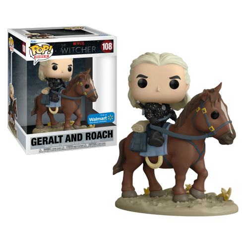Геральт на Плотве со стикером (Geralt And Roach Rides (Эксклюзив Walmart)) из сериала Ведьмак
