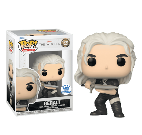 Геральт со стикером (Geralt Training (Эксклюзив Funko Shop)) из сериала Ведьмак