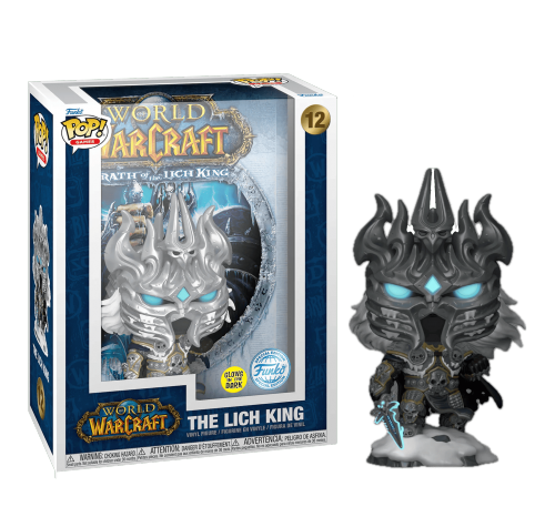 Король Лич светящийся Обложка игры (The Lich King GitD Game Covers (Эксклюзив GameStop)) (PREORDER MidFeb25) из игры Ворлд оф Варкрафт: Гнев Короля Лича