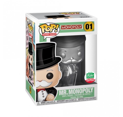 Мистер Монополия (Mr. Monopoly Silver (Эксклюзив)) из игры Монополия