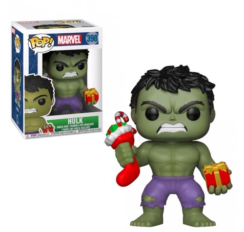 Халк с подарками (Hulk with Presents) из комиксов Марвел Праздники
