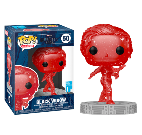 Черная Вдова Красный Камень Бесконечности Арт Серия (Black Widow Red Infinity Stone Art Series) из фильма Мстители: Финал