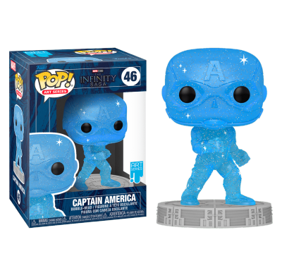Капитан Америка Голубой Камень Бесконечности Арт Серия (Captain America Blue Infinity Stone Art Series) из фильма Мстители: Финал