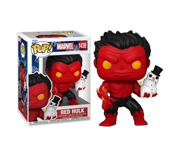 Red Hulk with Snowman Holiday из комиксов Marvel 1439