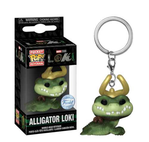 Аллигатор Локи брелок (Alligator Loki keychain (PREORDER EarlyDec23) (Эксклюзив BoxLunch)) из сериала Локи