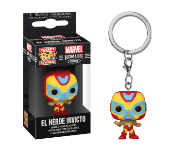El Heroe Invicto Iron Man Keychain (preorder WALLKY) из комиксов Marvel: Lucha Libre Edition