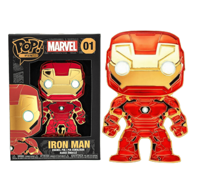 Железный Человек значок 10 см (Iron Man 4-inch Enamel Pin) из фильма Мстители Марвел