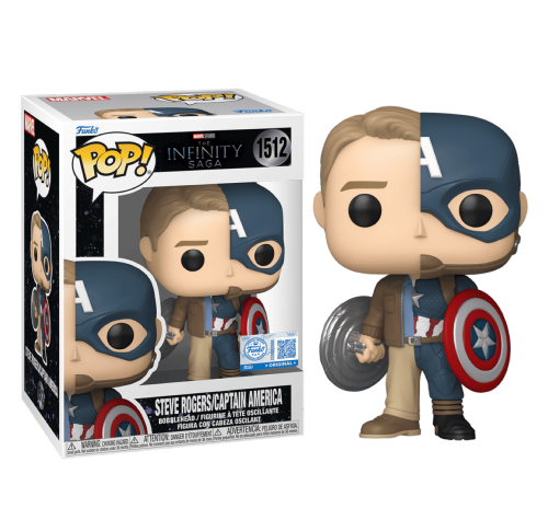 Стив Роджерс / Капитан Америка сплит (Steve Rogers / Captain America Split (Эксклюзив Target)) (preorder TRIKS) из фильмов Марвел Сага Бесконечности