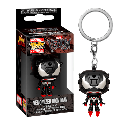 Веномизированный Железный человек брелок (Venomized Iron Man keychain) из комиксов Марвел