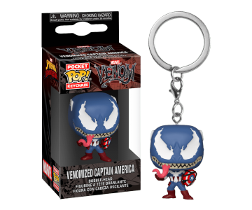 Venomized Captain America keychain из комиксов Marvel