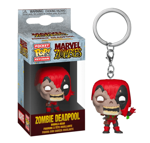 Дэдпул зомби брелок (Deadpool Zombie Keychain) из комиксов Марвел Зомби