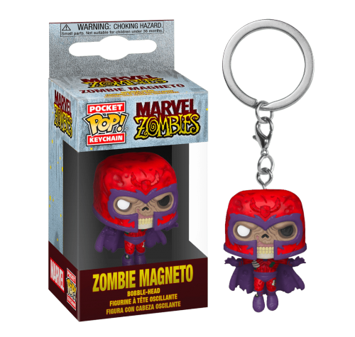 Магнето зомби брелок (Magneto Zombie Keychain) (preorder WALLKY) из комиксов Марвел Зомби