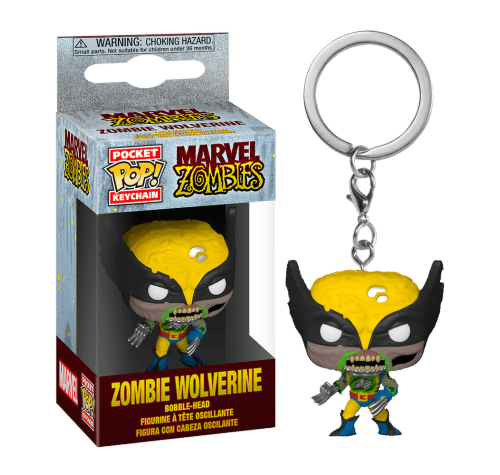 Росомаха зомби брелок (Wolverine Zombie Keychain) (preorder WALLKY) из комиксов Марвел Зомби