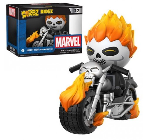 Призрачный гонщик на мотоцикле Дорбз (Ghost Rider with Motorcycle Dorbz Ridez) из комикcов Марвел
