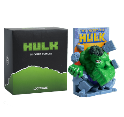 Халк 3Д Комикс (Hulk 3D Comic Standee (Эксклюзив LootCrate)) из комиксов Марвел Комиксы