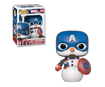 Captain America as Snowman из комиксов Marvel Holiday
