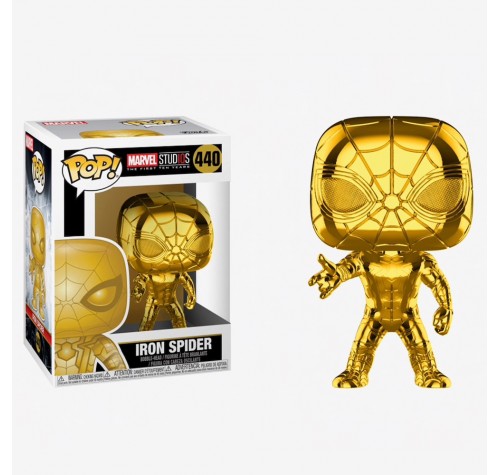Железный паук золотой хром (Iron Spider gold chrome) (preorder WALLKY) из серии Студия Марвел: Первые десять лет