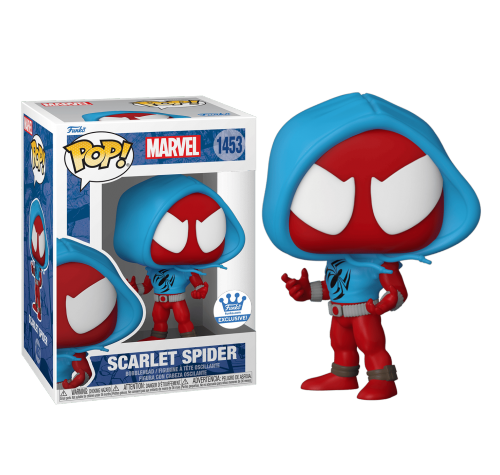 Алый паук (Scarlet Spider со стикером (Эксклюзив Funko Shop)) из комиксов Марвел