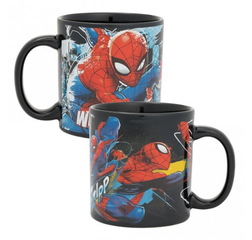 Человек-Паук кружка (Spider-Man Web Slinging Time Ceramic Mug) из комиксов Марвел