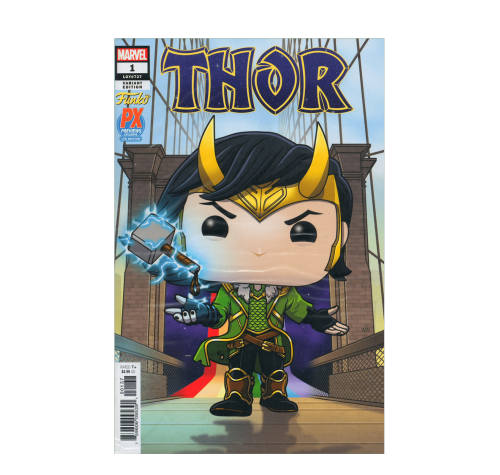 Комикс Тор #1 Локи (Thor #1 Loki Funko Pop Variant Cover Art Comic Book) из комиксов Марвел