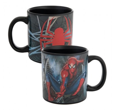 Человек-Паук кружка (Spider-Man Ceramic Heat Reactive Mug) из комиксов Марвел