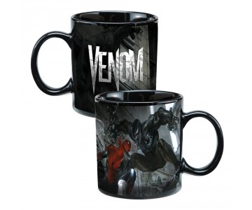 Venom Heat Reactive Ceramic Mug из комиксов Spider-Man Marvel