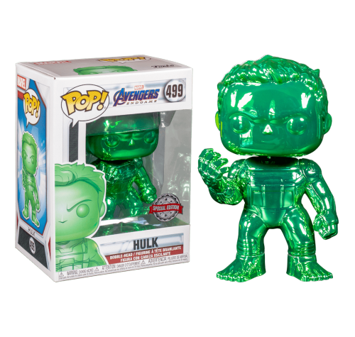 Халк с перчаткой бесконечности зеленый хром (Hulk with Nano Gauntlet Green Chrome (Эксклюзив Walmart)) (preorder WALLKY P) из фильма Мстители: Финал