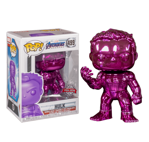 Халк с перчаткой бесконечности фиолетовый хром (Hulk with Nano Gauntlet Purple Chrome (Эксклюзив Walmart)) (preorder WALLKY P) из фильма Мстители: Финал