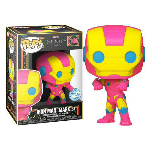 Железный Человек Марк 3 (Iron Man Mark 3 Blacklight (Эксклюзив)) (PREORDER MidNov24) из фильмов Мстители: Сага Бесконечности