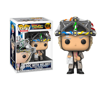 Dr. Doc Emmett Brown with Helmet из фильма Back to the Future
