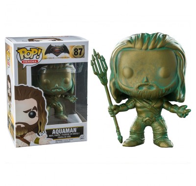 Аквамен патина со стикером (Aquaman Patina (Эксклюзив Entertainment Earth)) из фильма Бэтмен против Супермена