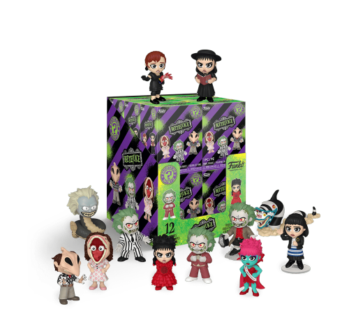 Битлджус ЗАКРЫТАЯ коробочка мистери минис (Beetlejuice blind box mystery minis) из фильма Битлджус
