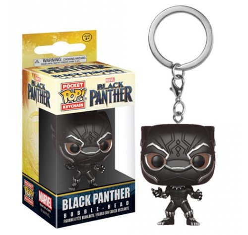 Чёрная Пантера брелок (Black Panther Keychain) из фильма Черная Пантера Марвел