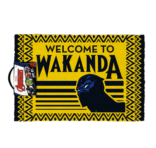 Добро пожаловать в Ваканду коврик (Welcome to Wakanda door mat) из комиксов Черная Пантера Марвел