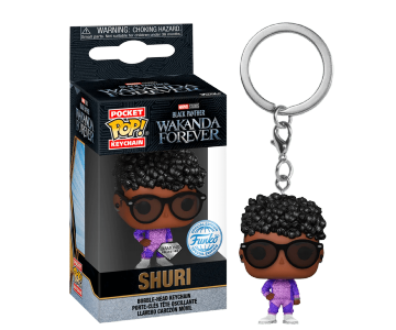 Shuri with Sunglasses Diamond Glitter Keychain (Эксклюзив Hot Topic) из фильма Black Panther 2: Wakanda Forever Marvel