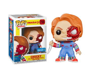 Chucky Battle Damaged со стикером (Эксклюзив Walmart) из фильма Child's Play