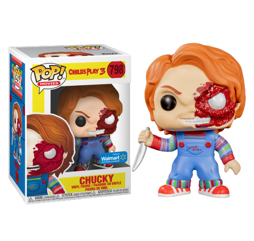 Чаки поврежденный со стикером (Chucky Battle Damaged (Эксклюзив Walmart)) из фильма Детские игры