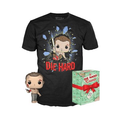 Фигурка и футболка Джон МакКлейн (John McClane Die Hard POP and Tee (Размер XL)) из фильма Крепкий орешек