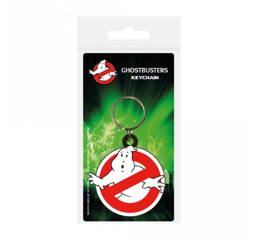 Брелок Охотники за привидениями логотип (Ghostbusters Logo Rubber Keychain) из фильма Охотники за привидениями